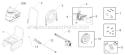 Page A Diagram and Parts List for 020290-1  Briggs and Stratton Pressure Washer